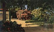 Frederic Bazille The Oleanders oil on canvas